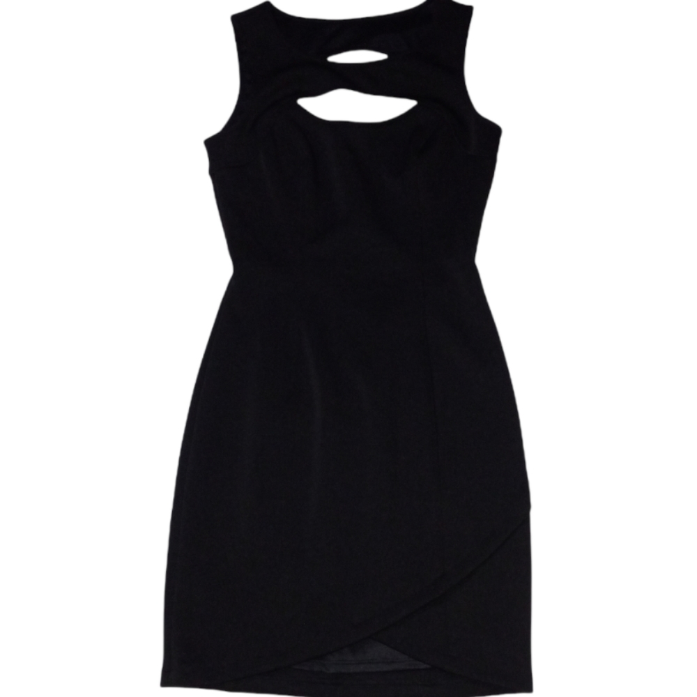 Guess A-line Open Neck and Back Little Black Dress SZ 4
